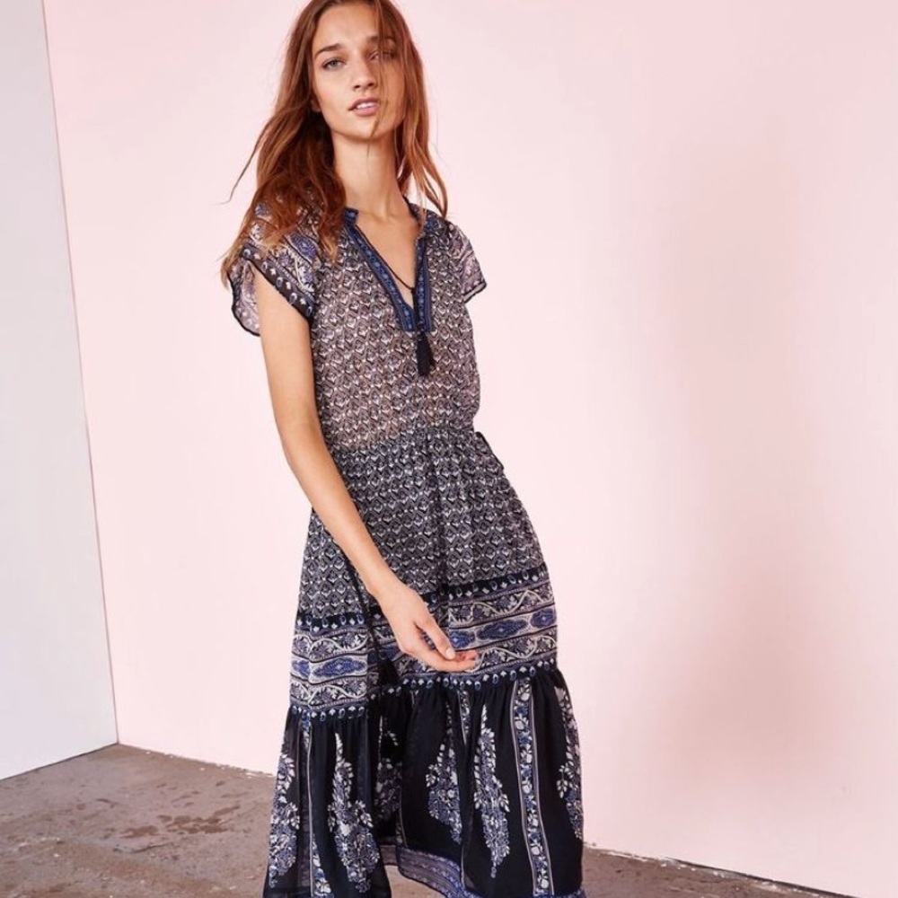 Ulla Johnson SS17 Neela Dress in Midnight